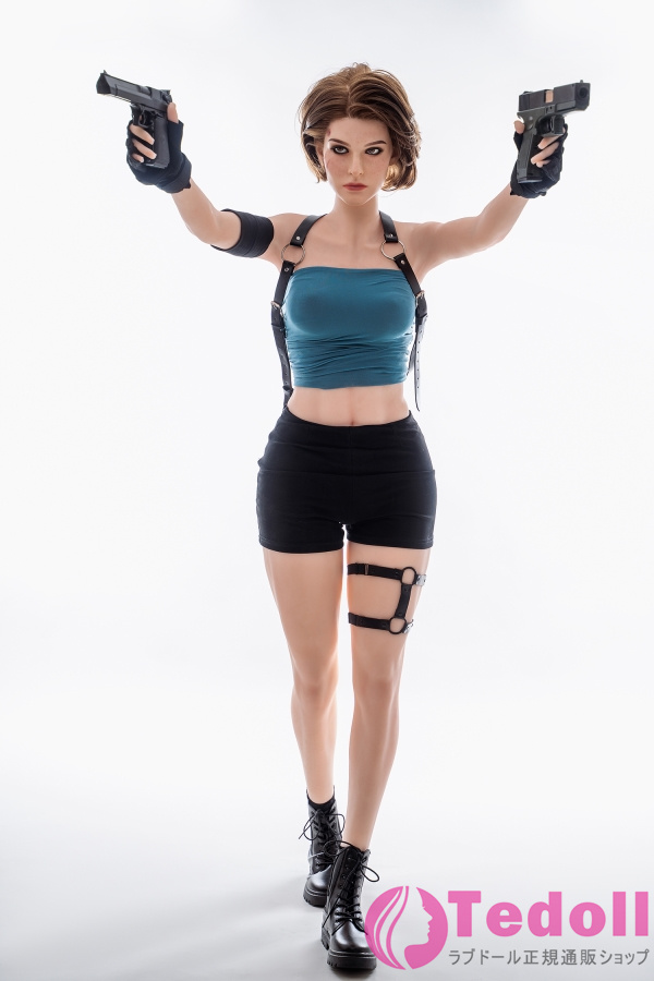 Rosretty S12 Jill 164cm筋肉ラブドール コスプレ海外美女リアルドール シリコン製ヘッド+TPE製ボディ Bカップ ノーマル肌