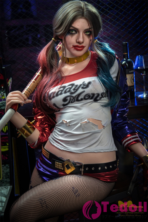 Irontech Doll S27 Ivy 166cmフルシリコン製 綺麗熟女ダッチワイフ コスプレ ハーレイ・クイン リアルドール Cカップ ノーマル肌