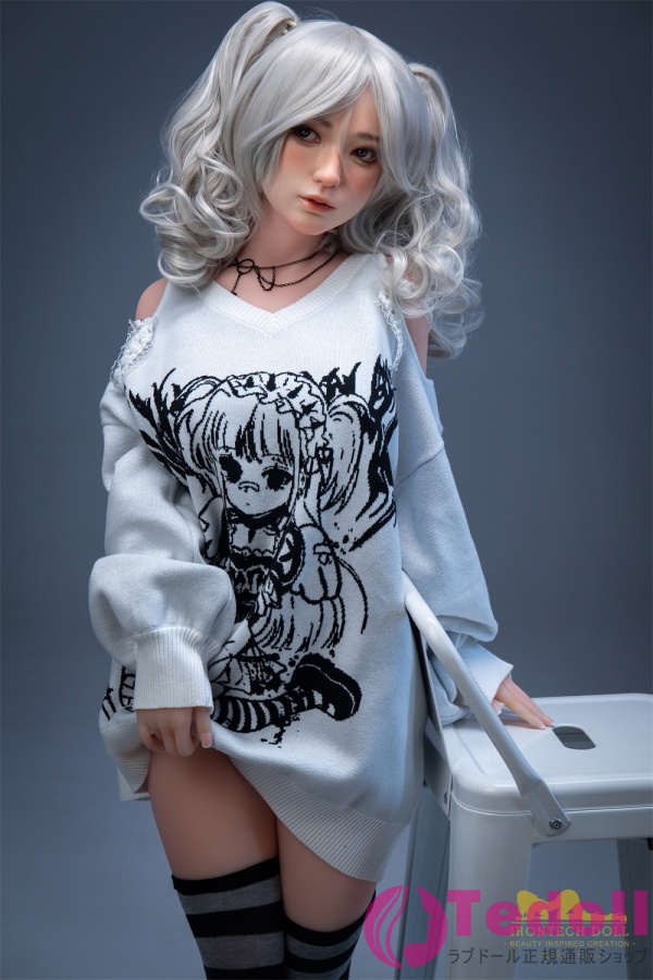 Irontech Doll S10 Misa 154cmクール系 魅惑的な銀髪美女リアルラブドール シリコンヘッド+TPEボディ Fカップ ノーマル肌