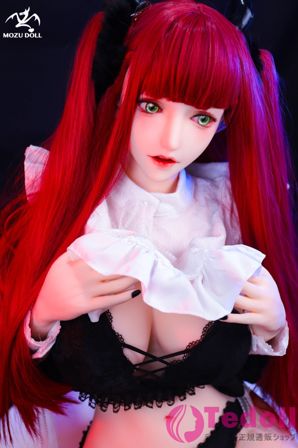 MOZU DOLL魔族人形 小兹 163cm長い赤い髪ラブドール 妖艶爆乳セックスドール アダルトドール TPE製 Hカップ ノーマル肌