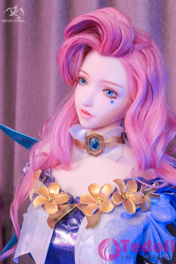 MOZU DOLL魔族人形 芬妮 163cmピンク髪 コスプレ ラブドール リアル 巨乳お姉さん セックス 人形 TPE製 Hカップ ノーマル肌