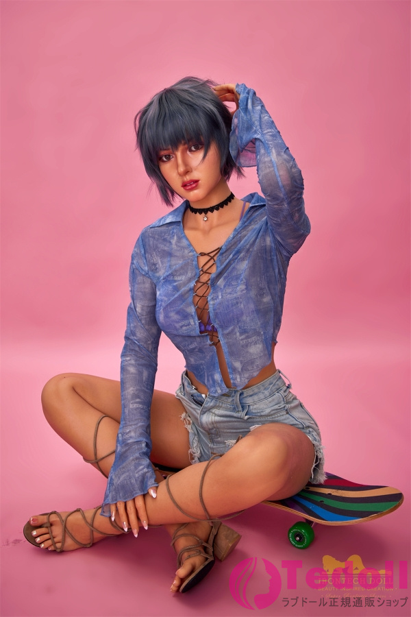 Irontech Doll S29 Fenny 168cm外国スケボーガールリアルドール シリコン製 ラブドール Bカップ 日焼け肌