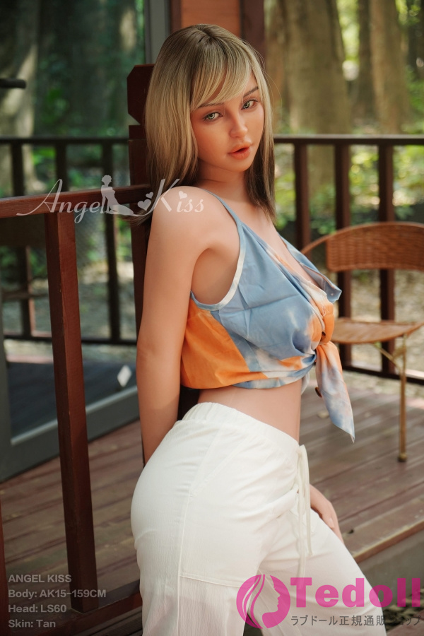 Angelkiss #LS60 幸寿恵 159cmフルシリコン製セックスドール セクシーな外国美人ラブドール Eカップ ブラウン肌 口開閉＆口腔模擬付き