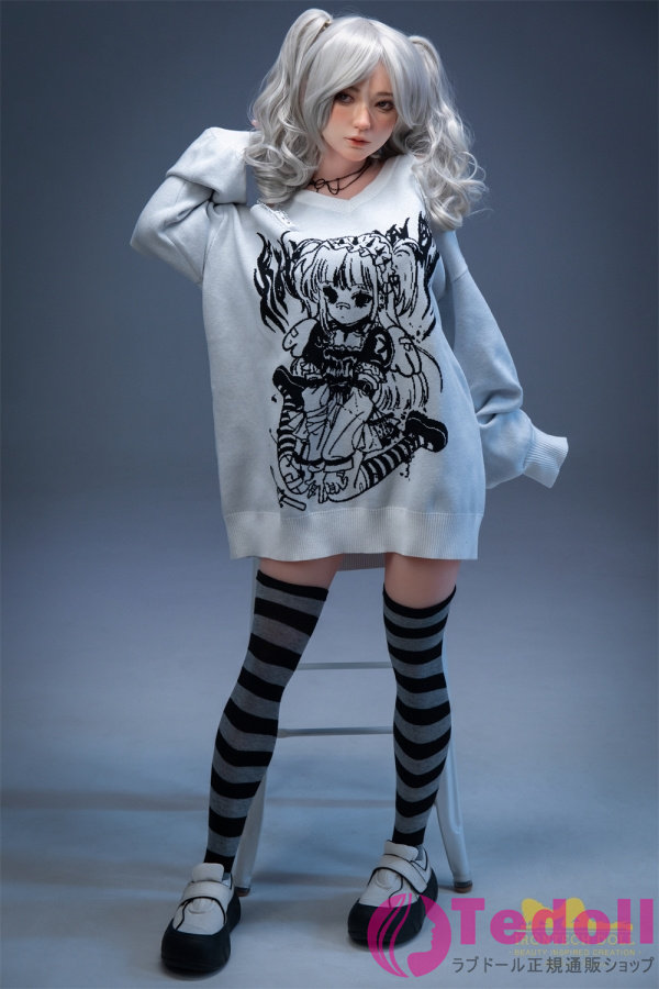 Irontech Doll S10 Misa 154cmクール系 魅惑的な銀髪美女リアルラブドール シリコンヘッド+TPEボディ Fカップ ノーマル肌