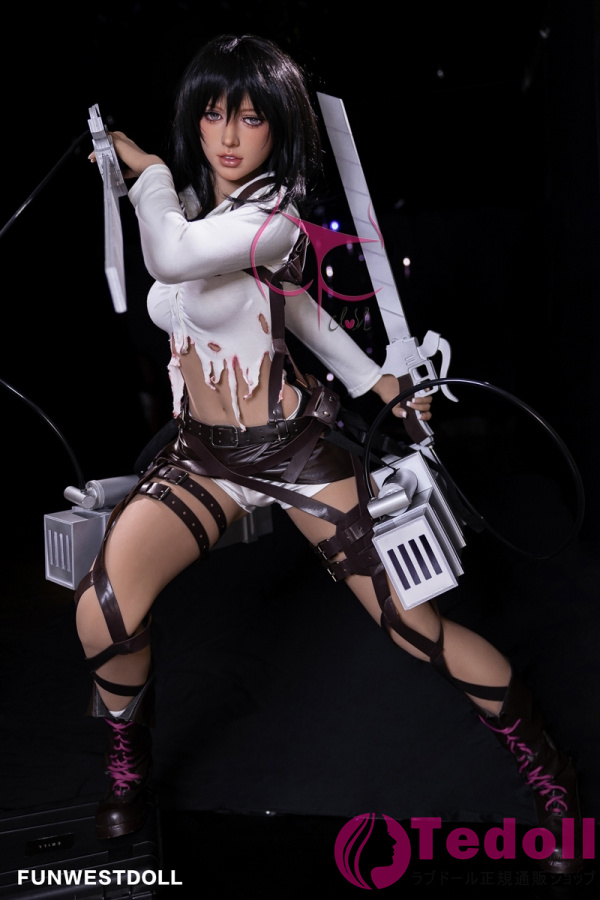 Funwest Doll #035 Chloe 159cm魅力の女性 コスプレ 女戦士ラブドール リアル TPE製 Aカップ ノーマル肌