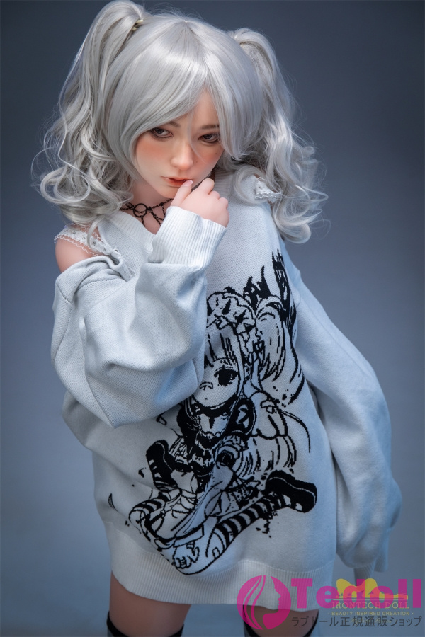Irontech Doll S10 Misa 154cmクール系 魅惑的な銀髪美女リアルラブドール シリコンヘッド+TPEボディ Fカップ ノーマル肌