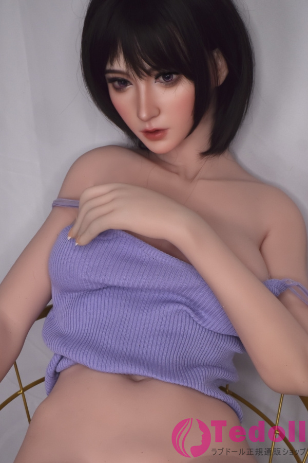 Elsa Babe RHC021番 広末裕子「Hirosue Yuko」 165cm短い髪の女の子シリコン製ラブドール さわやかな夏の写真 等身大 高級 ダッチワイフ人形 普胸 ノーマル肌