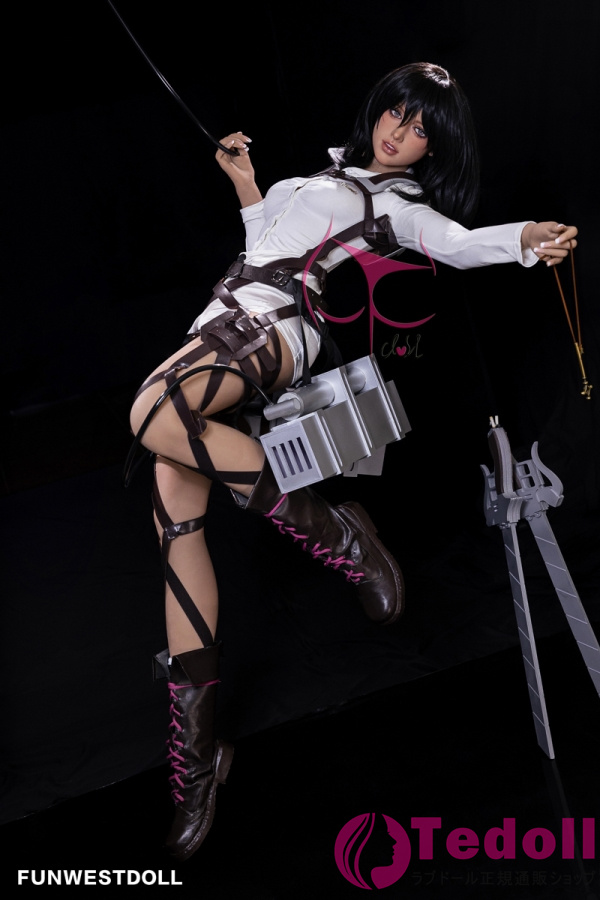 Funwest Doll #035 Chloe 159cm魅力の女性 コスプレ 女戦士ラブドール リアル TPE製 Aカップ ノーマル肌