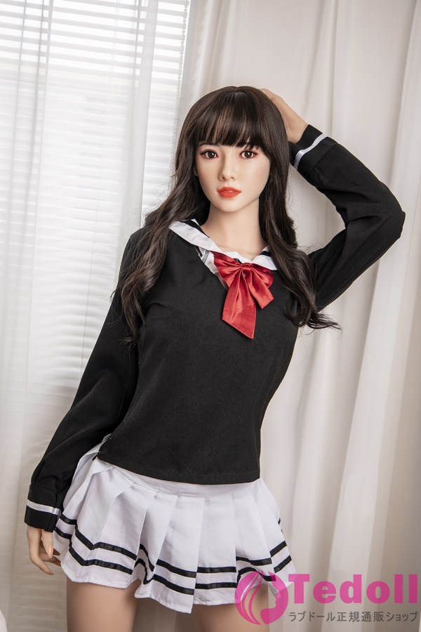 YouQDOLL #7 艾美 160cm制服系リアル セックス 人形 添い寝 清楚美女ラブドール シリコンヘッド+TPEボディ Bカップ ノーマル肌
