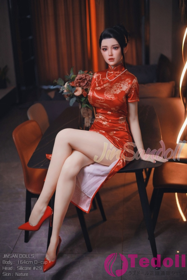 WMDOLL #29 千沙都 164cmスレンダー熟女リアルドール 魅惑的なチャイナドレスラブドール シリコン製ヘッドとTPE製ボディ Dカップ ノーマル肌