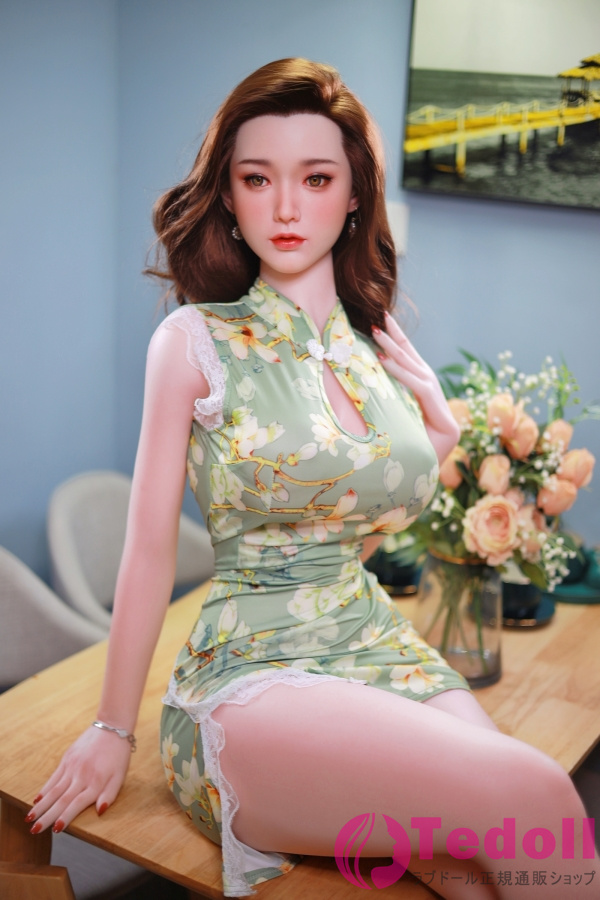 JYDOLL 路遥 157cmスレンダーな妖艶女性リアルドール シリコン製 熟女ラブドール Fカップ ノーマル肌 掲載画像は頭部スターメイク付き