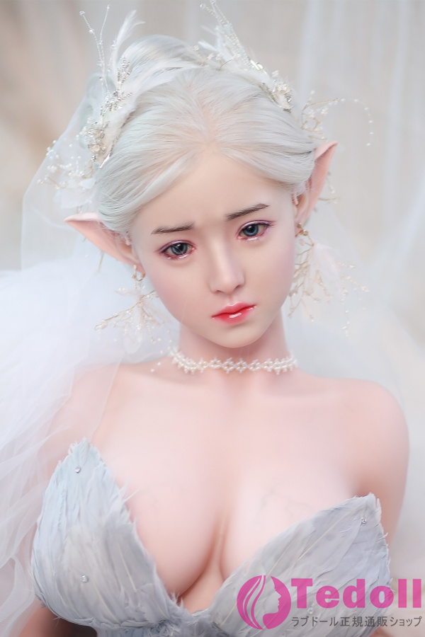 JYDOLL 静雅 157cm清純系 エルフ銀髪美女 リアルラブドール シリコン製頭部+TPE製ボディ Gカップ ノーマル肌