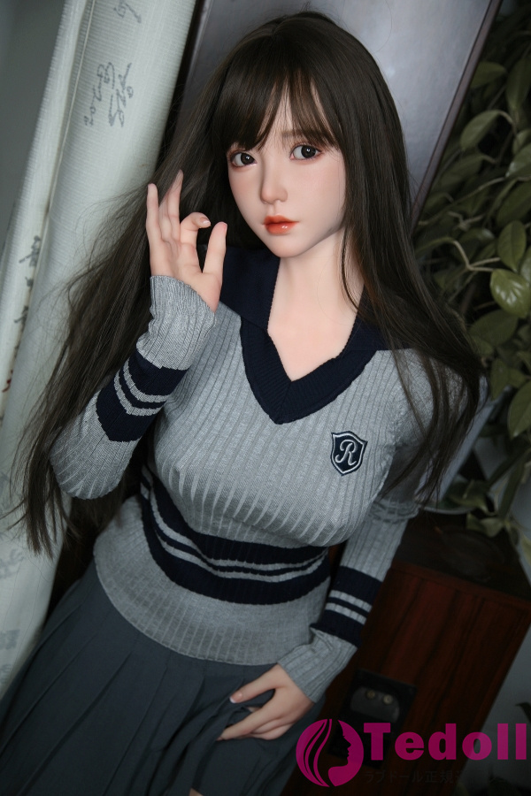 SHE DOLL 楚玥 158cm清純系リアルドール 等身大女子高生ラブトール Cカップ ノーマル肌 掲載画像はシリコンヘッド+TPEボディ