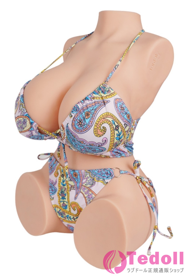 Tantaly Nicoleトルソー 60cm 18kg 高級TPE製 ホワイト肌 等身大 リアル感 上半身ラブドール 巨大なパパイヤの胸