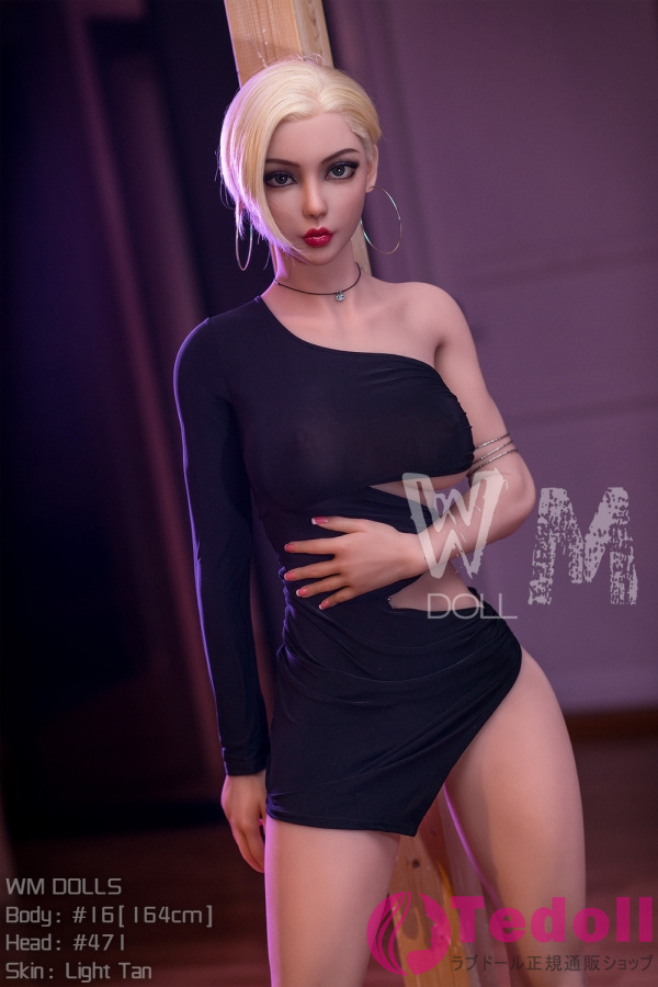 WMDOLL #471 琴未 164cm外人セックス人形 短い金髪スレンダーラブドール TPE製 Dカップ 小麦肌