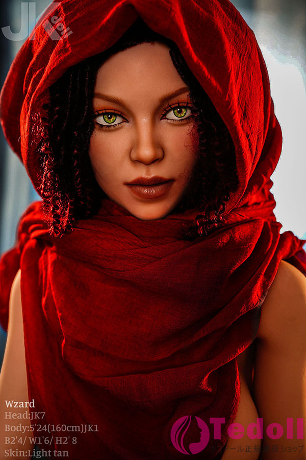 JKDOLL #jk7 Wzard 伊緒里 160cm 海外 セックスドール 魔法使いリアルドール TPE製 Bカップ 小麦肌
