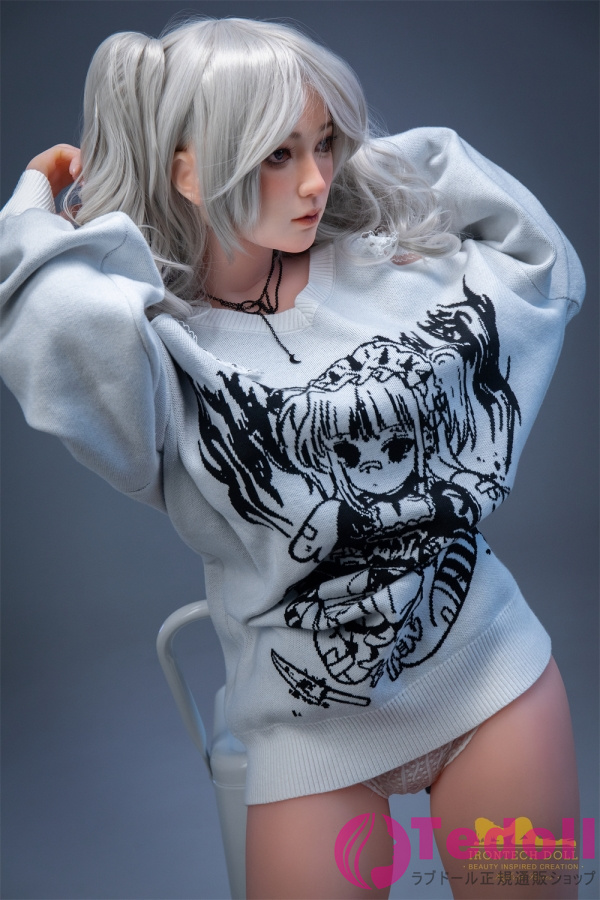 Irontech Doll S10 Misa 154cmクール系 魅惑的な銀髪美女リアルラブドール シリコンヘッド+TPEボディ Fカップ ノーマル肌