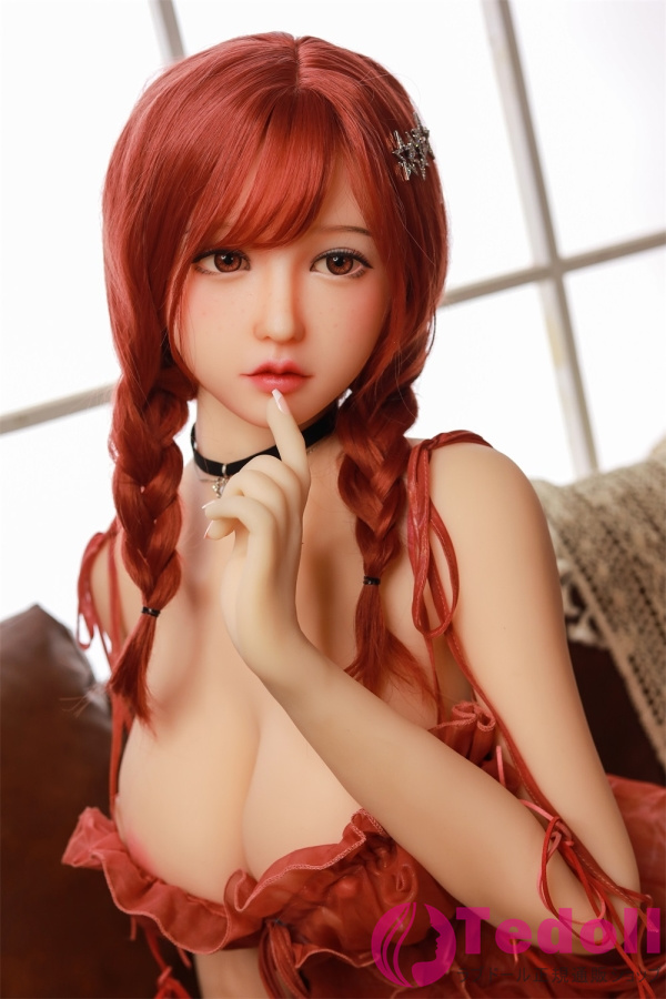 COSDOLL 257番 幼琳 165cm(s)綺麗なモデルラブドール 等身大赤髪美人ドール Eカップ TPE製 ノーマル肌