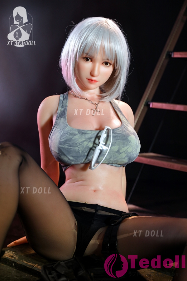 XTDOLL Lola 160cm銀髪 巨乳 美人 フルシリコン製ドール 軽量化ボディ リアル ラブドール Gカップ ノーマル肌