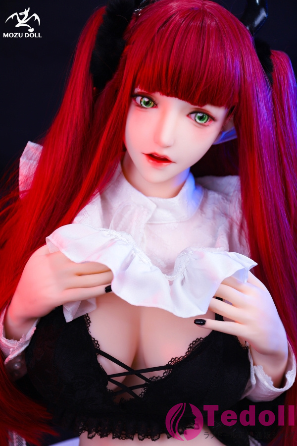 MOZU DOLL魔族人形 小兹 163cm長い赤い髪ラブドール 妖艶爆乳セックスドール アダルトドール TPE製 Hカップ ノーマル肌