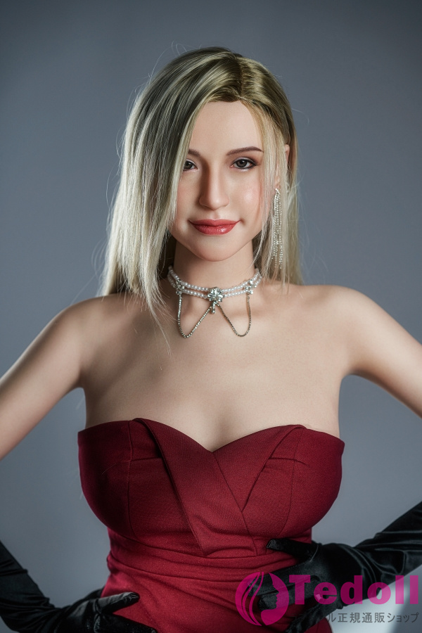 WAX DOLL GE86 小花子 165cm(X) 新体型 優しい笑顔リアルドール 金髪美人フルシリコン製ラブドール Fカップ ノーマル肌