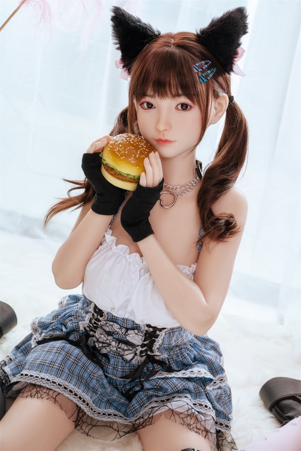 Yearndoll 猫女 158cm等身大キレカワ系美女ダッチワイフ フルシリコン製リアルラブドール Dカップ ノーマル肌 掲載画像は超リアルな本物の皮膚メイク付き