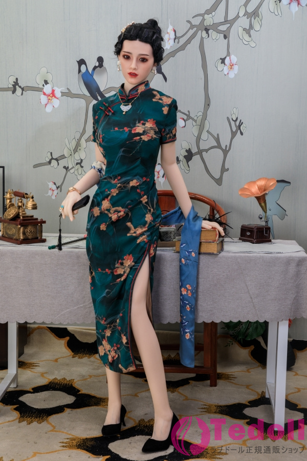 FJ DOLL 婉児 168cmセクシーなラブドール 中国風チャイナドレス美人ダッチワイフ Eカップ ノーマル肌 掲載画像はシリコン製ヘッド+TPE製ボディ
