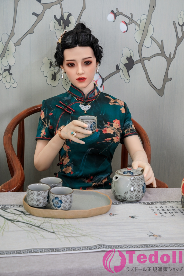 FJ DOLL 婉児 168cmセクシーなラブドール 中国風チャイナドレス美人ダッチワイフ Eカップ ノーマル肌 掲載画像はシリコン製ヘッド+TPE製ボディ