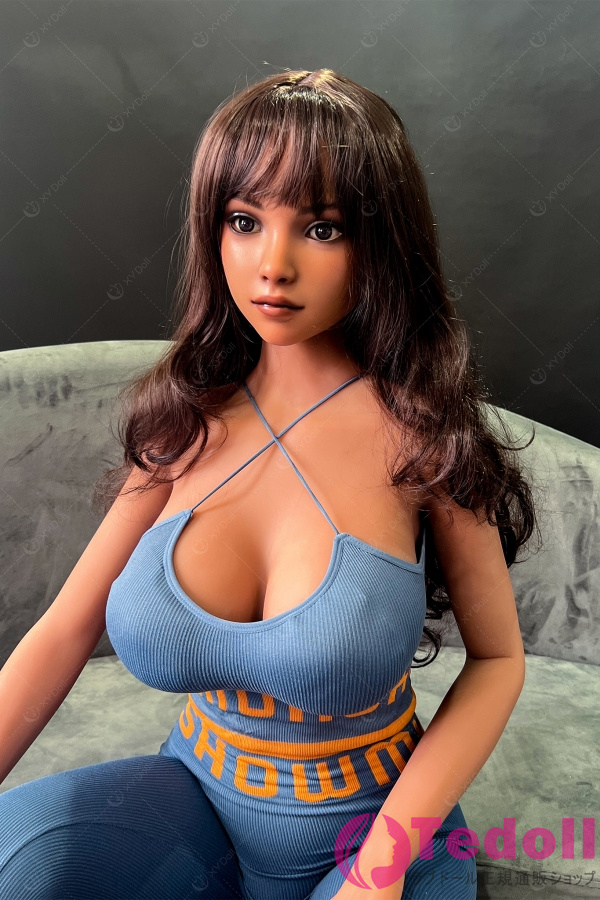 XYDOLL Bella 158cm熟女 大人のドール スレンダーギャルリアルドール シリコン製ヘッド+TPE製ボディ Dカップ 小麦肌