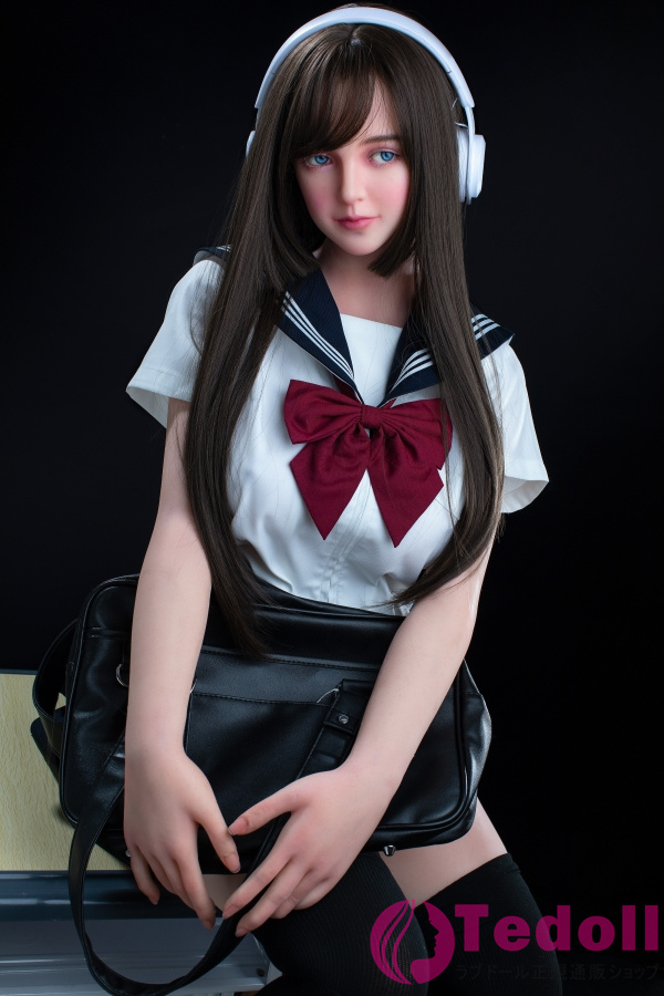 XYCOLO DOLL Salamander 151cm JK制服 ハイブリッド美女ラブドールシリコン製 シームレスヘッドとボディの一体型 大胸