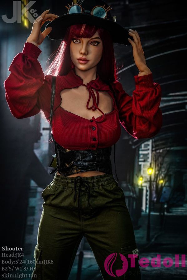 JKDOLL #jk4 Shooter 千登世 160cm シューターリアルドール 細身で抜群のスタイルダッチワイフ TPE製 Dカップ 小麦肌