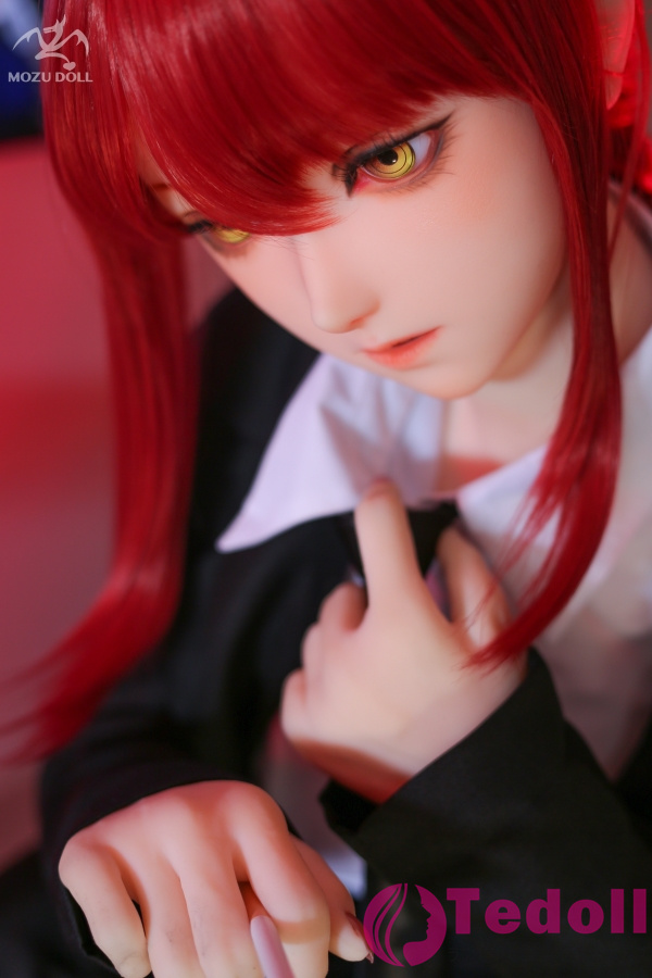 MOZU DOLL魔族人形 玛奇玛 163cm巨乳 OL秘書 等身 大 セックス人形 赤い髪 美しい顔ラブドール TPE製 Hカップ ノーマル肌