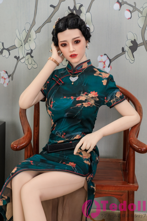 FJ DOLL 婉児 168cmセクシーなラブドール 中国風チャイナドレス美人ダッチワイフ Eカップ ノーマル肌 掲載画像はシリコン製ヘッド+TPE製ボディ