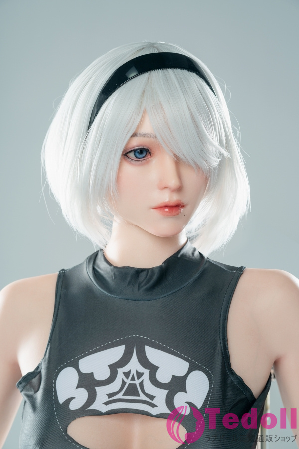 WAX DOLL GE57Z 小亜観 170cmコスプレ銀髪美女 ラブドール フルシリコン製 等身 大 人形 大胸 ノーマル肌