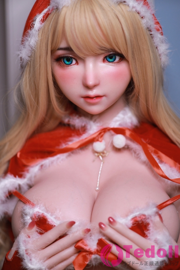 JYDOLL 艾米莉 161cm金髪美人系 クリスマス制服フルシリコン製ラブドール Eカップ ノーマル肌 掲載画像は頭部スターメイク付き