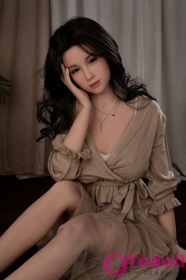 WAX DOLL GE96 小優希 166cm黒髪 美しい熟女 ダッチワイフ 大人 リアルドール シリコンヘッド+TPEボディ 中胸 ノーマル肌