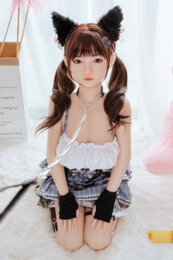 Yearndoll 猫女 158cm等身大キレカワ系美女ダッチワイフ フルシリコン製リアルラブドール Dカップ ノーマル肌 掲載画像は超リアルな本物の皮膚メイク付き