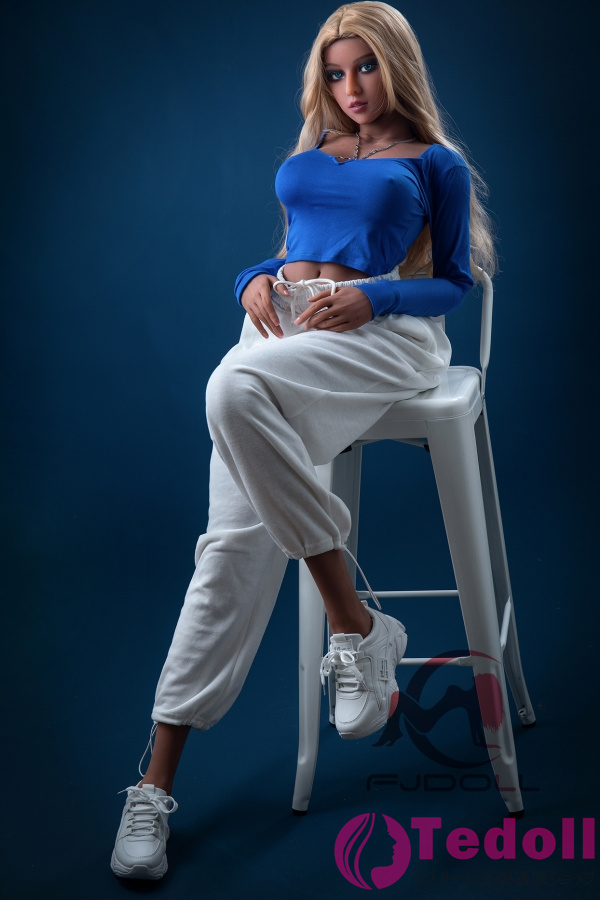 FJ DOLL #23 Martha 163cm欧米系 金髪女性 高品質ラブドール TPE製 Hカップ ブラウン肌