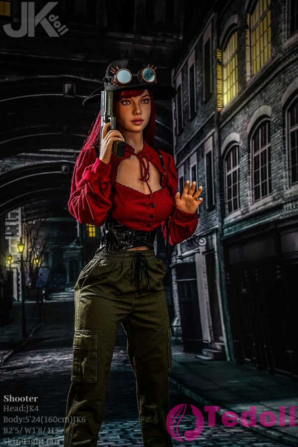 JKDOLL #jk4 Shooter 千登世 160cm シューターリアルドール 細身で抜群のスタイルダッチワイフ TPE製 Dカップ 小麦肌