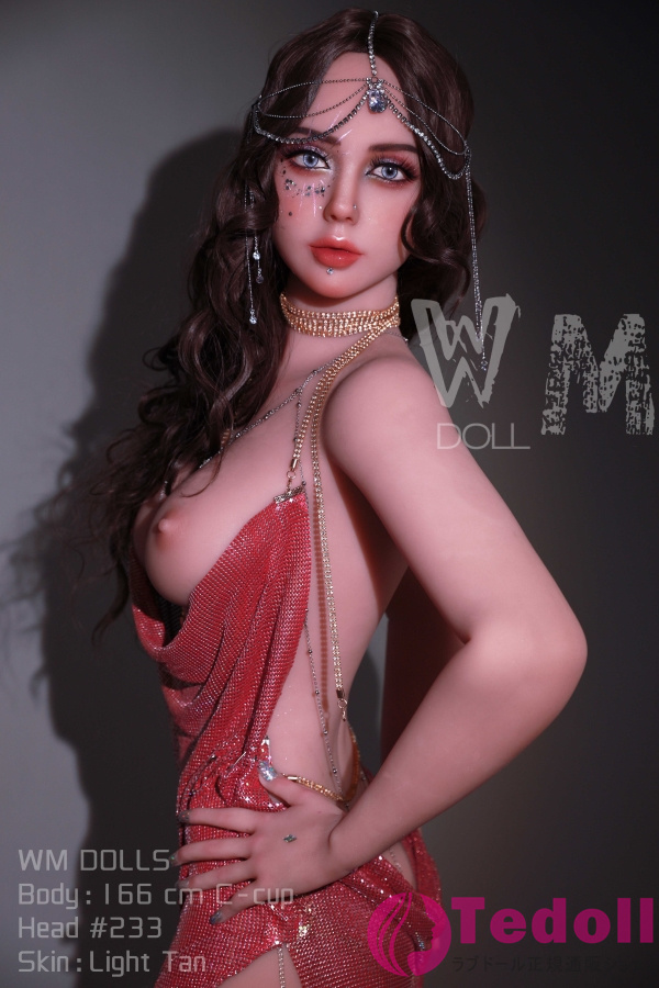 WMDOLL #233 木葉 166cm欧米TPE製ラブドール 曲線的なボディリアル人形 Cカップ 小麦肌