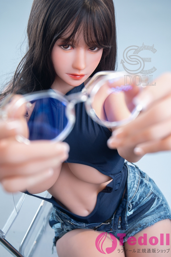 SE DOLL #102 Phoebe 157cm綺麗と美しいめがねっ娘 等身大 ラブドール TPE製 Hカップ 小麦肌