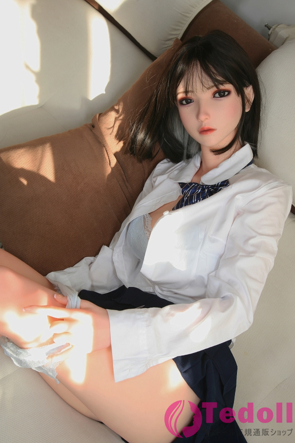 SHE DOLL 冷月 158cm美人系 等身 大 ドール 清楚系制服 JK ラブドール Cカップ ノーマル肌 掲載画像はシリコンヘッド+TPEボディ