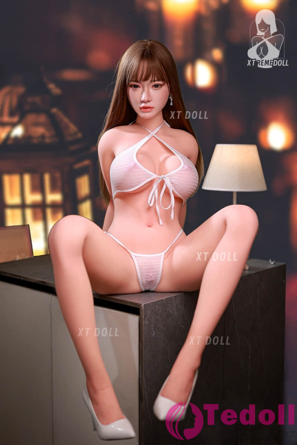 XTDOLL Eva 158cmアイドル顔 巨乳 豊満な体型ダッチワイフ リアル 等身大ドール シリコン製ヘッド+TPE製ボディ Fカップ ノーマル肌