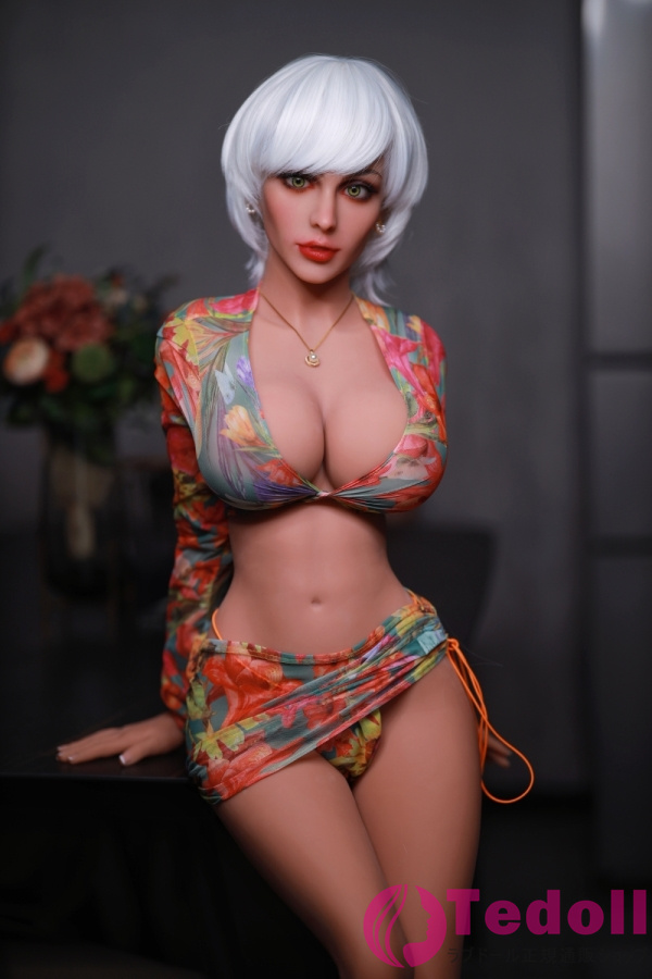 FIRE DOLL #62 葵菜 158cm(S) 銀髪外国人 高級質感リアルドール TPE製 Iカップ 小麦肌