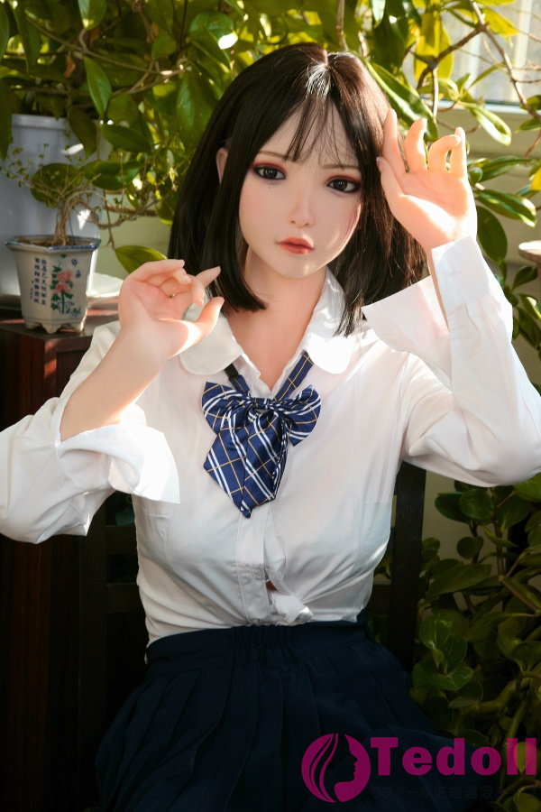 SHE DOLL 冷月 158cm美人系 等身 大 ドール 清楚系制服 JK ラブドール Cカップ ノーマル肌 掲載画像はシリコンヘッド+TPEボディ