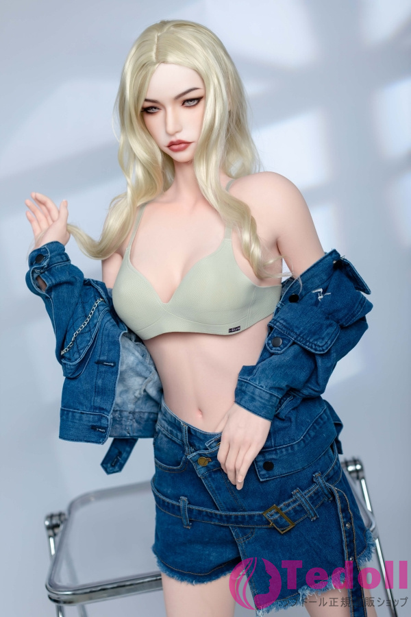 DL DOLL YQシリーズ#359 有利寿 162cm金髪モデル リアルドール セクシーな女性ダッチワイフ シリコンヘッド+TPEボディ Bカップ ノーマル肌 口開閉＆口腔模擬付き