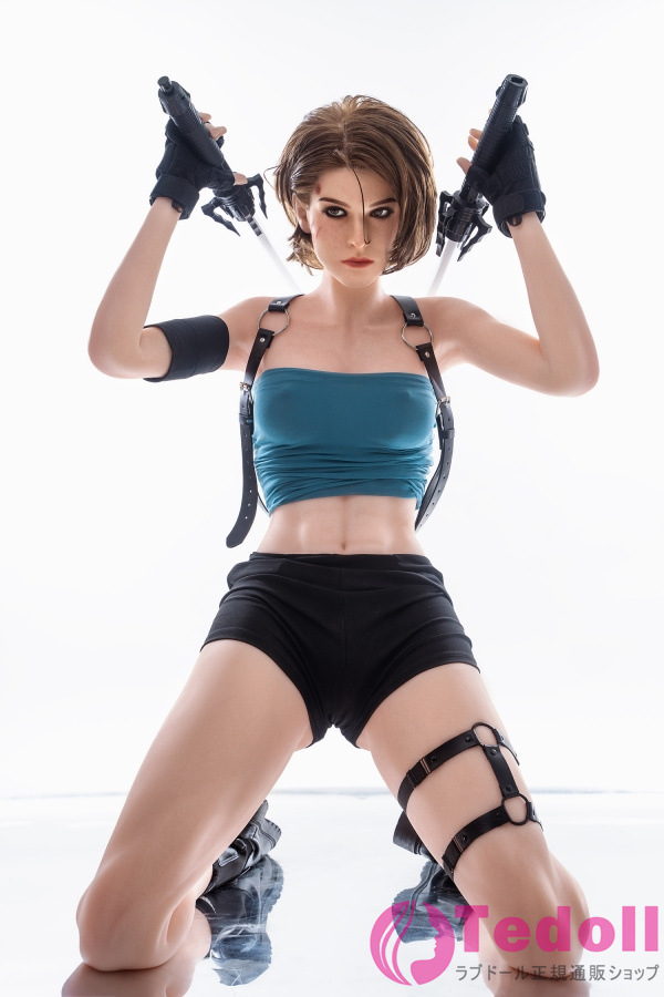 Rosretty S12 Jill 164cm筋肉ラブドール コスプレ海外美女リアルドール シリコン製ヘッド+TPE製ボディ Bカップ ノーマル肌