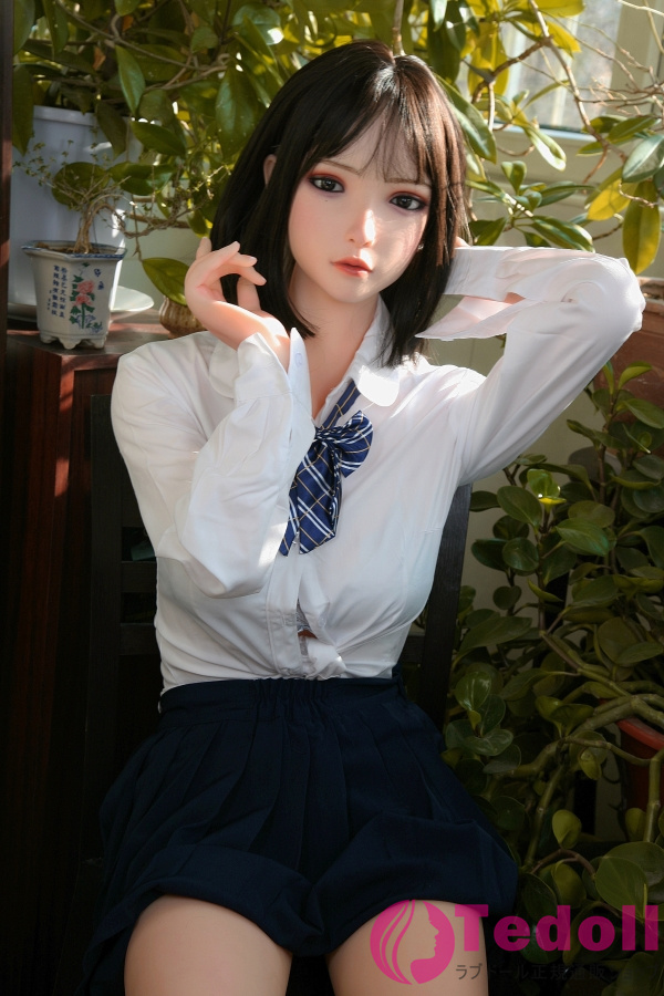 SHE DOLL 冷月 158cm美人系 等身 大 ドール 清楚系制服 JK ラブドール Cカップ ノーマル肌 掲載画像はシリコンヘッド+TPEボディ