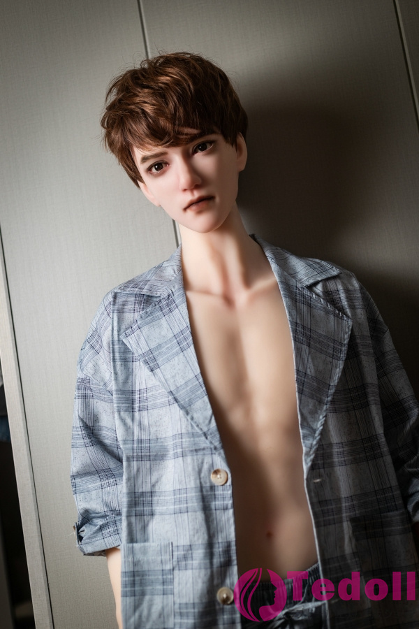 QITA DOLL 楚さん 165cmゲイ 魅力的男性セックスドール イケメン ラブドール シリコンヘッド+TPEボディ ペニス選択可 ノーマル肌