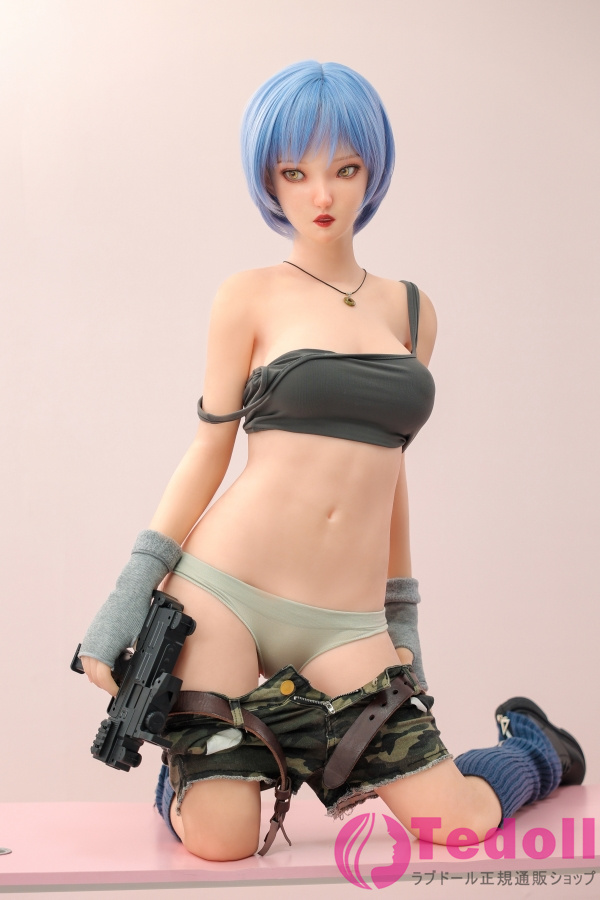 DL DOLL YQシリーズ#ZY-05 瑚乃美 158cm紫色の短い髪 セクシーなラブドール 等身 大 ダッチワイフ シリコンヘッド+TPEボディ Eカップ ノーマル肌